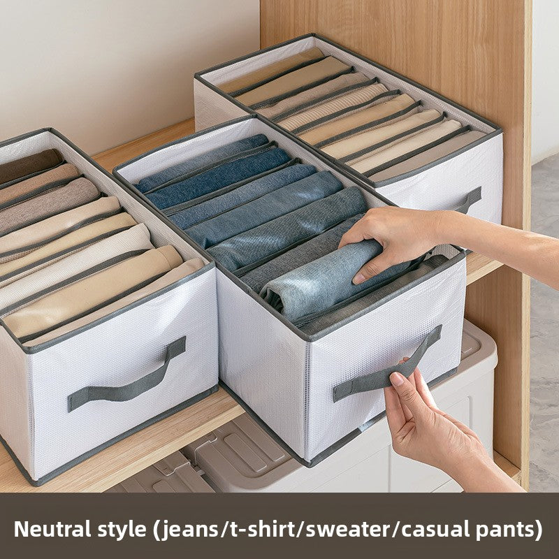 Drawer-Type Clothes Storage Box Organizer