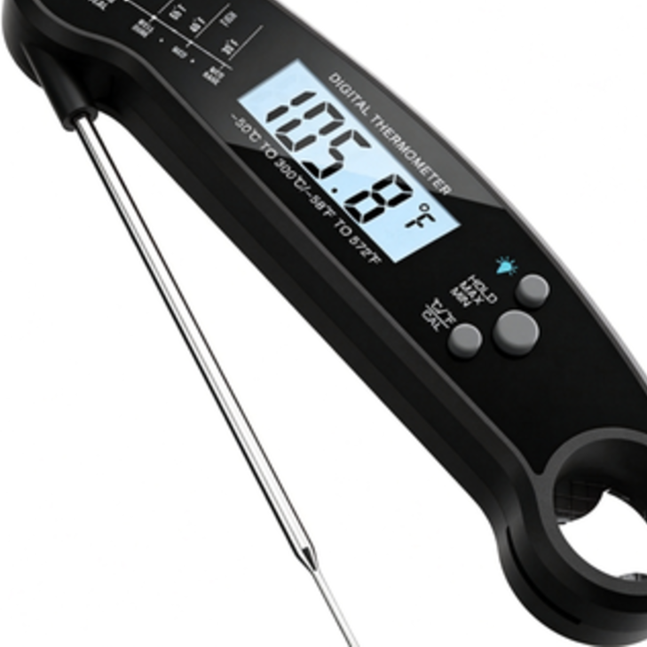 Folding Food Thermometer Kitchen Oven Meat Temperature Gauge
