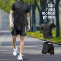 Thin quick-drying clothes with short sleeves