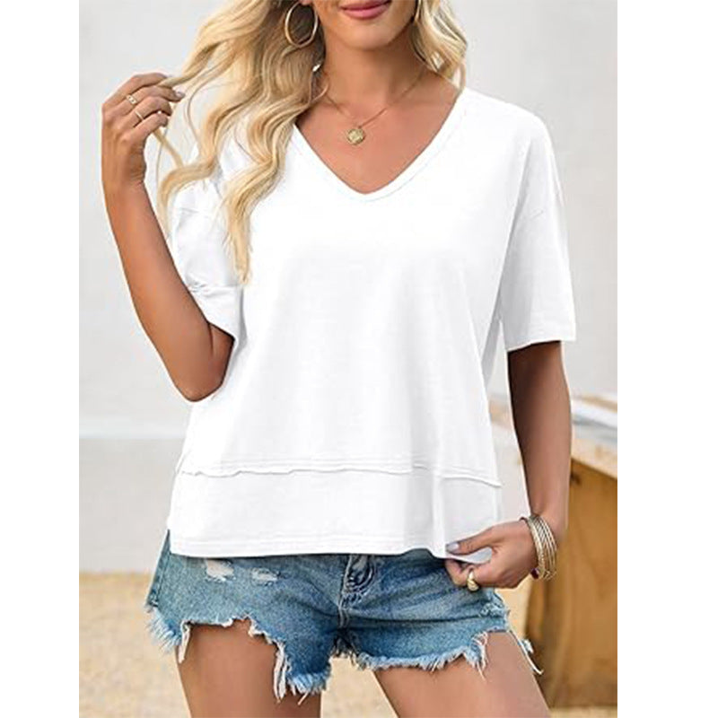 Women's V-Neck Sleeveless T-Shirt