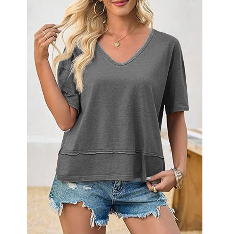 Women's V-Neck Sleeveless T-Shirt
