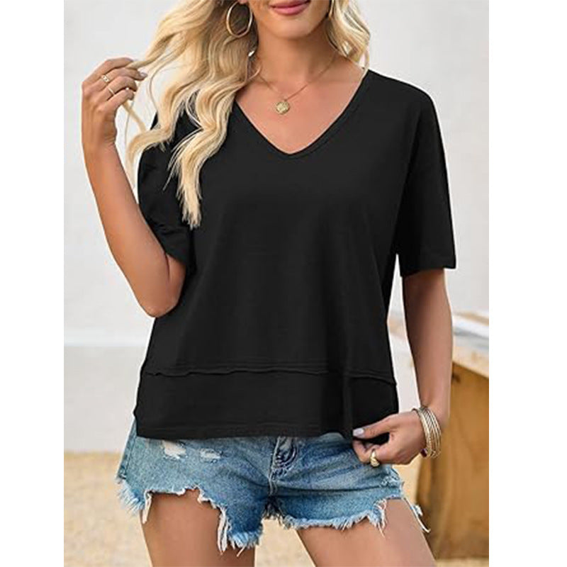 Women's V-Neck Sleeveless T-Shirt