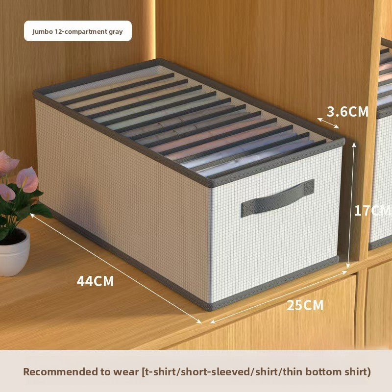 Drawer-Type Clothes Storage Box Organizer