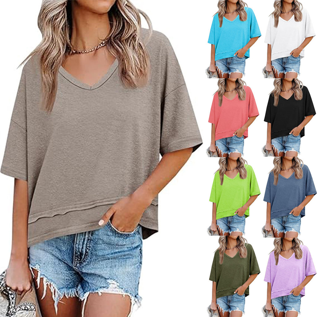 Women's V-Neck Sleeveless T-Shirt
