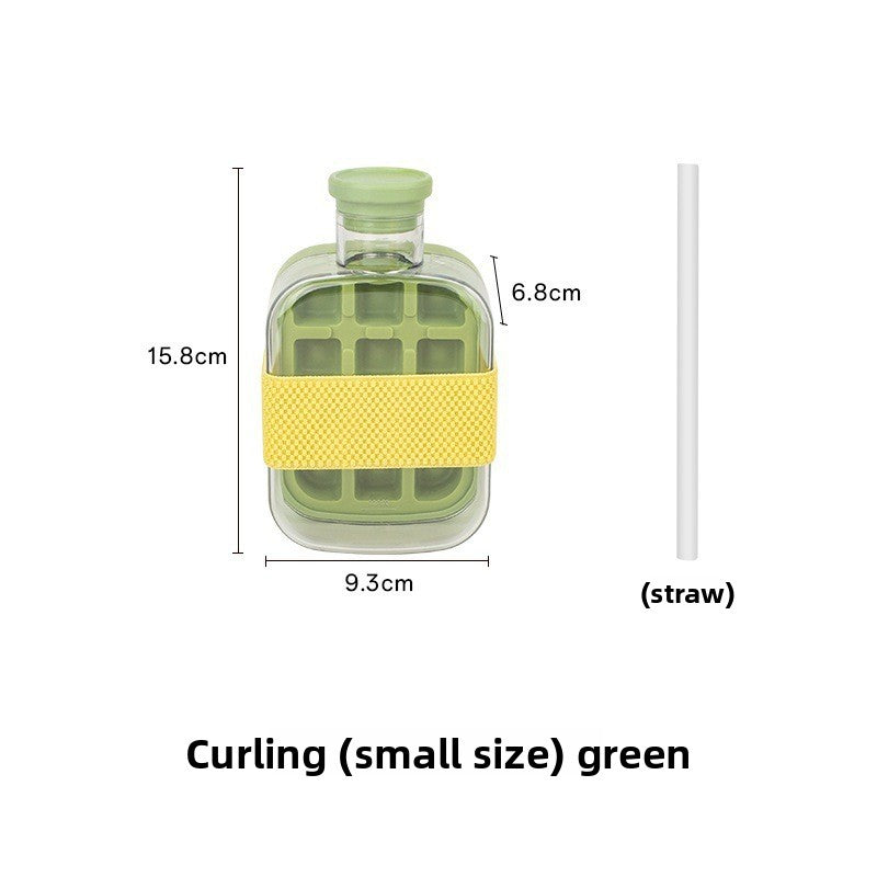 Household 2-in-1 Ice Maker Water Bottle