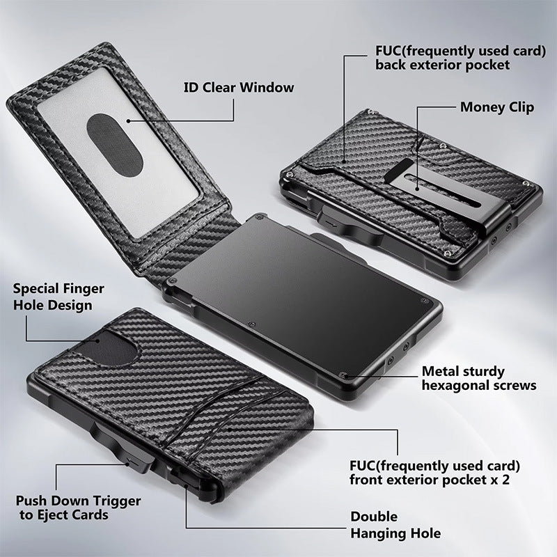 Carbon fiber ultra-thin card bag