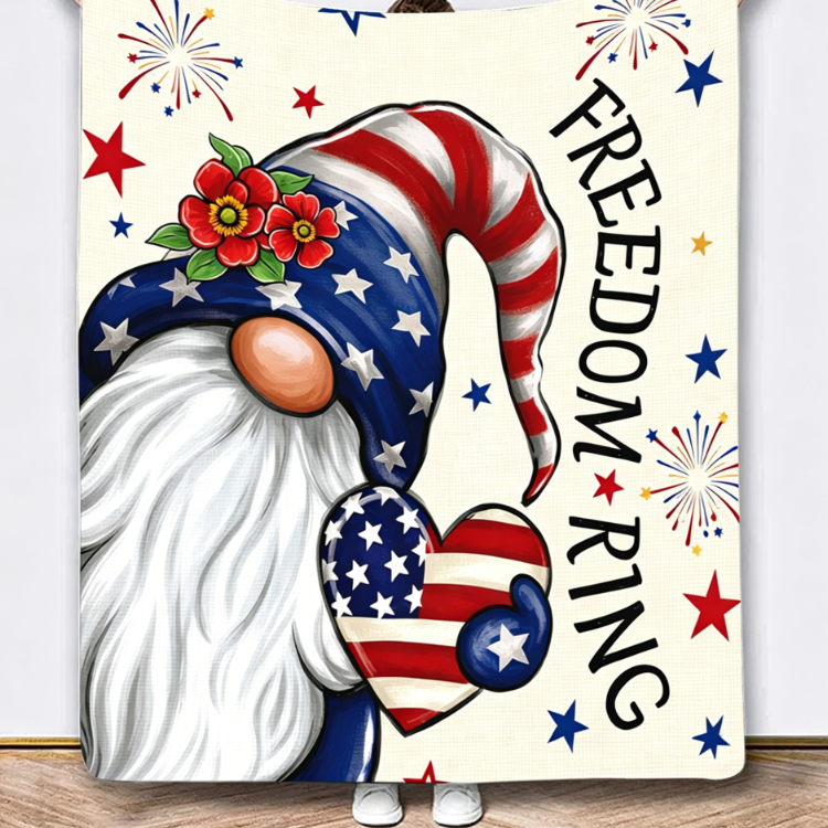 Flannel Commemorative Blanket for Home and Office
