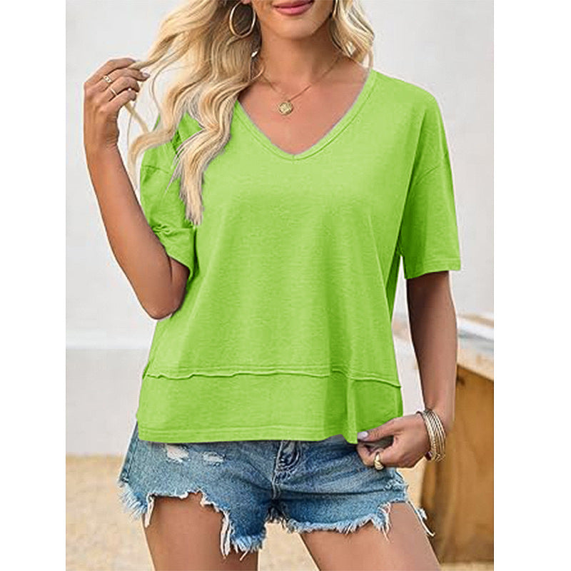 Women's V-Neck Sleeveless T-Shirt