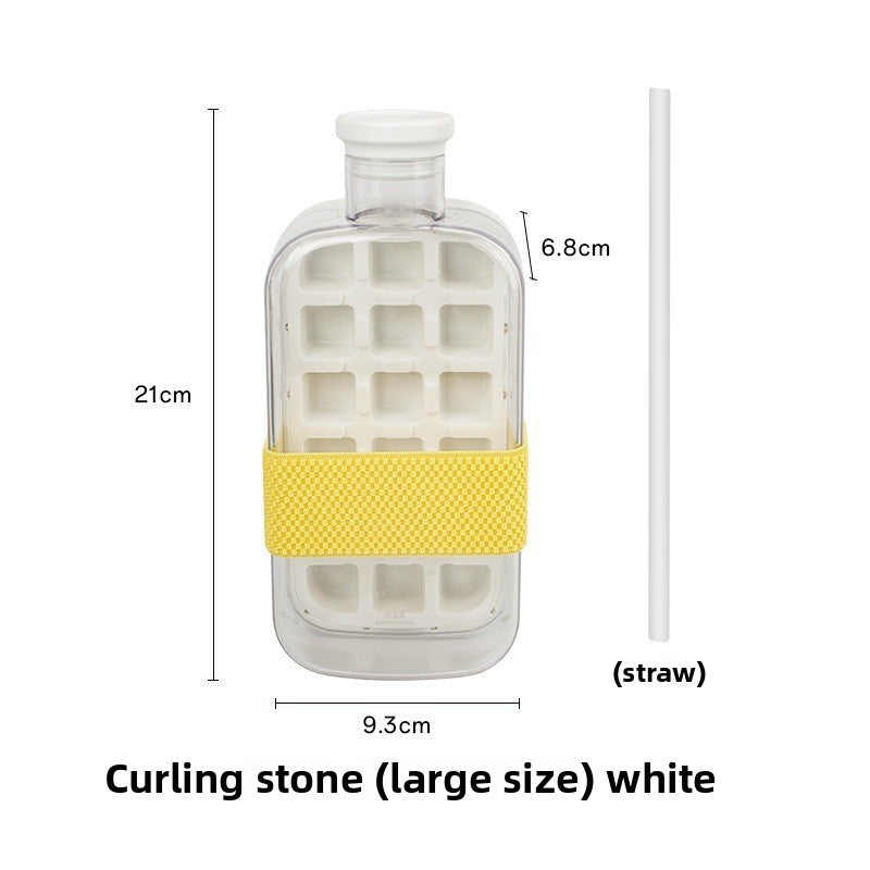 Household 2-in-1 Ice Maker Water Bottle