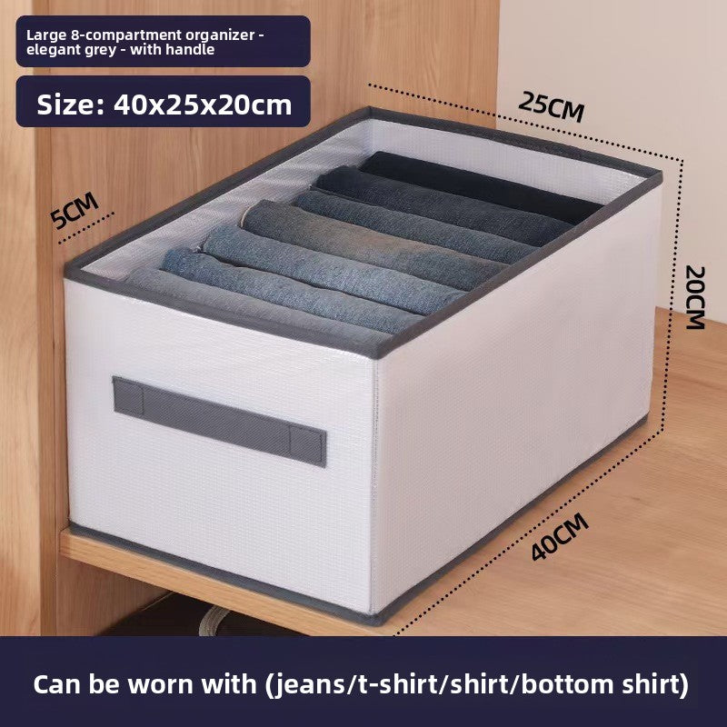 Drawer-Type Clothes Storage Box Organizer