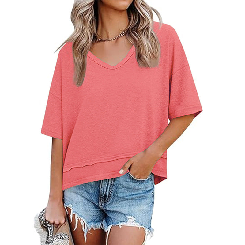 Women's V-Neck Sleeveless T-Shirt